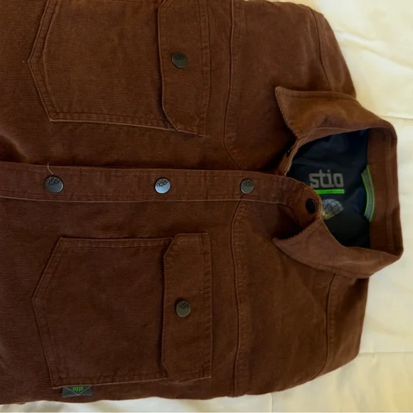 Stio Men's Dark Brown Shirt Jacket - Picture 2 of 6